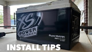 XS Power SB500 Ultracap Install Tips banginbros [upl. by Howund]