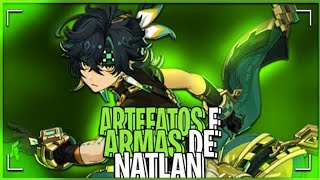 Genshin Impact Novos Artefatos E Armas Do Ferreiro De Natlan [upl. by Eremehc]