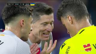 LEWANDOWSKI IS SENT OFF 🚨 vs Osasuna  ESPN FC [upl. by Aerdnak778]