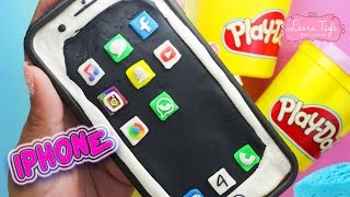 DIY  iPhone 7 de Play Doh y un Kinder Sorpresa Gigante [upl. by Paulita318]