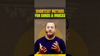 Shortcut Method For Surds amp Indices  By Tarun Sir rwa bankingexams shortcut banking [upl. by Assetan587]