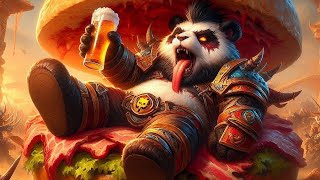 Warcraft Survival Chaos 423 94  2hour exhausting battle Tastiest panda sandwich [upl. by Grayson]