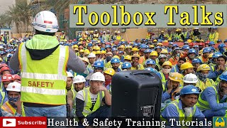 Toolbox talks  English [upl. by Neeliak]