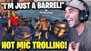 Summit1g HILARIOUSLY Trolls Hot Mic Xbox Players in Sea of Thieves [upl. by Eelnyl]