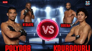 🔴 HighLevel MMA  Polydor vs Kourdourli  NDiaye vs Odena  HighStakes Showdown mma hexogone [upl. by Desimone]