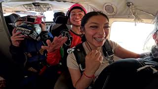 Eloina Hernandez Quiroz  Tandem Skydive at Skydive Indianapolis [upl. by Sylvan]