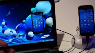 Samsung SideSync video demonstration [upl. by Eitra924]