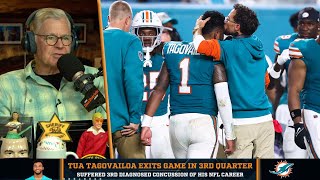 Whats Next For The Dolphins And Tua After He Suffered Another Concussion  91324 [upl. by Adamek]