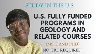 US University offering full funding for Geology GIS Geophysics programs  Graduate Assistantships [upl. by Kain181]