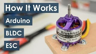 How Brushless Motor and ESC Work and How To Control them using Arduino [upl. by Kosiur949]