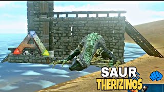 Ark Survival Evolved  how to TAME Therizinosaurus in Ark  Ark Theri Trap  Easy Tame Theri [upl. by Coats]