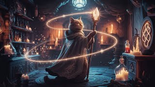 Magical Wizard cats casting spells [upl. by Dielle]