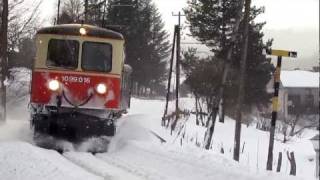 Mariazellerbahn bei Neuschnee [upl. by Ayital]