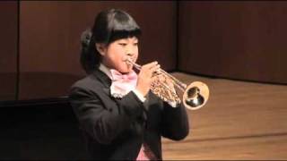 Neruda Trumpet Concerto in Eb 3rd mov  Korean girl trumpeter Goeun Park 13 years old [upl. by Darryn335]