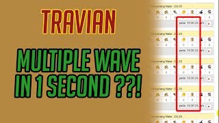 How To Make Multiple Wave in 1 Second on Travian With Script INDO [upl. by Anivas610]