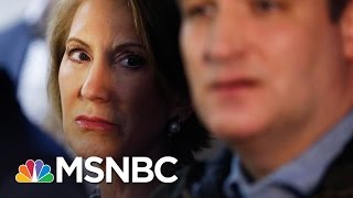 Carly Fiorina Falls Ted Cruz Doesnt Help Donald Trump Responds  Morning Joe  MSNBC [upl. by Atcliffe805]