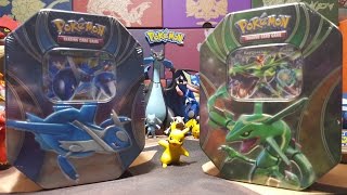 Rayquaza VS Latios Tin BattleReview MUST SEE PULLS [upl. by Godard]