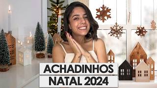 ACHADOS DE DECORAÇÃO DA SHOPEE PARA O NATAL DE 2024 [upl. by Gnouhk]