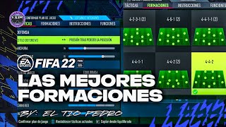 FIFA 22 Mejores FORMACIONES y TACTICAS ✅✅ TUTORIAL [upl. by Odraner]