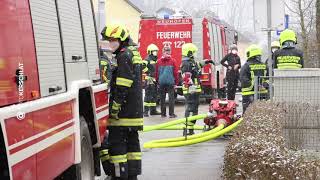 Video  Brand Volksschule Neuhofen an der Krems [upl. by Johansen]