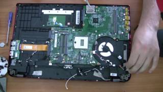 Qosmio X70 motherboard replacement and SSD installation [upl. by Couchman]