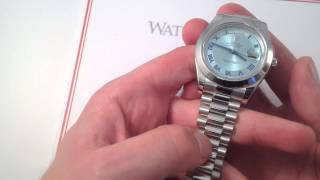 Rolex DayDate II 218206 Luxury Watch Review [upl. by Charbonneau]