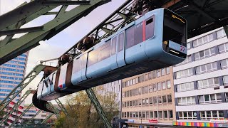 Unique German Suspension Railway Experience  truly one of its kind [upl. by Delinda]