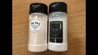 RCMA NOCOLOR VS TRANSLUCENT POWDER [upl. by Irrac805]