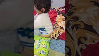 Rudraa ka diaper review babyrudra rudraa cutebaby funny cute honest diaper [upl. by Ahsrat141]