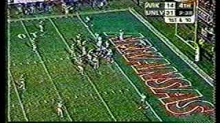 Arkansas Razobacks vs UNLV Rebels 2000 Las Vegas Bowl part 3 of 3 [upl. by Arutak]