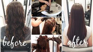 My Hair Transformation  Keratin Complex Smoothing Treatment  Eliana Jalali [upl. by Aremahs]