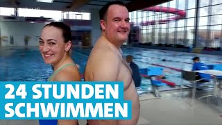 Ohne Schlaf zum Sieg 24 Stunden Schwimmen in Schorndorf [upl. by Drusilla464]