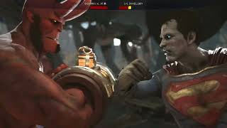 INJUSTİCE 2  BIZARRO VS HELLBOY LVL 30 VS LVL 30 gaming [upl. by Pfeifer897]