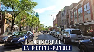 Beautiful Ride in Rosemont  La PetitePatrie neighborhood of Montreal montreal [upl. by Leahcimaj]