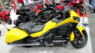 2014 Honda Gold Wing F6B Walkaround  2013 New York Motorcycle Show [upl. by Magda61]