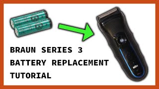 Braun Series 3 Battery Replacement [upl. by Enneirda]