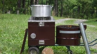 Amazing New Improved Biomass Cooking Stove Cooks Outdoor In the Rain [upl. by Ellac371]