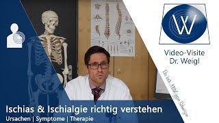 Ischias Ischiasnerv amp Ischiasschmerzen  Ursachen amp Therapie akuter Kreuzschmerzen Ischialgie [upl. by Llenet]