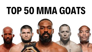 The Greatest MMA Fighters Of All Time [upl. by Einor244]