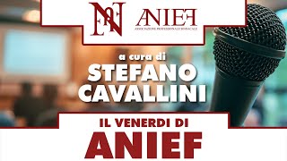 IL VENERDI DI ANIEF A CURA DI STEFANO CAVALLINI [upl. by Ateinotna50]