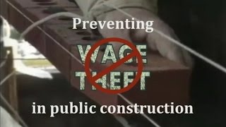 Prevailing Wage  Preventing Wage Theft in Minnesota Public Construction [upl. by Tini647]