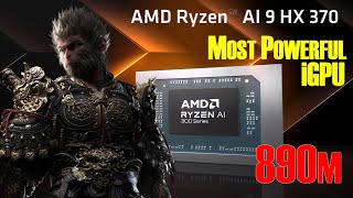 AMD Ryzen AI 370 with 890m iGPU  Black Myth Wu Kong [upl. by Borroff]