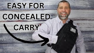 G4Free Tactical EDC Sling Bag Pack with Pistol Holster for Concealed Carry [upl. by Adle]