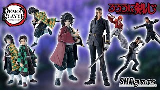 SHFiguarts Demon Slayer GIYU TOMIOKA Rurouni amp Kenshin HAJIME SAITO PREORDER [upl. by Mayrim]