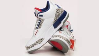 Sneakers In 4K Air Jordan 3 True Blue 2016 [upl. by Raasch106]