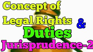 concept of legal rights and dutiestheories of rightswill theoryinterest theory [upl. by Waylan]