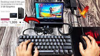 ₹2000 lowend chipest gaming PC i3 16gb ram graphic mini PC free fire PeakDo gaming console wireless [upl. by Raleigh]