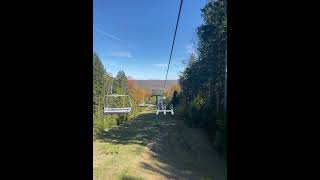 Fall colors at Holiday Valley Ski Resort in Elicottville newyork fall leaves views [upl. by Nnylrefinnej]