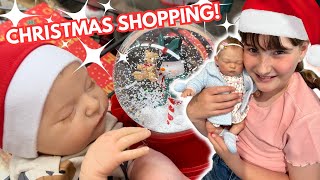 CHRISTMAS SHOPPING WITH MY REBORNS [upl. by Melvyn]