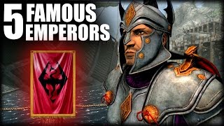 Skyrim  5 FAMOUS Emperors  Elder Scrolls Lore [upl. by Bandur]